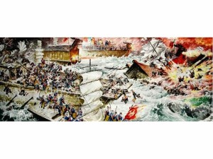 露梁海战油画
