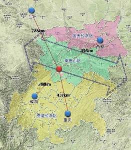 图2：三江新区地理区位示意图