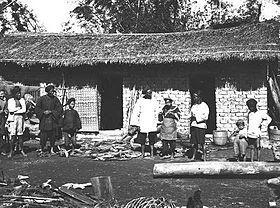1897年台湾北部的巴赛族人(圭武卒社)。