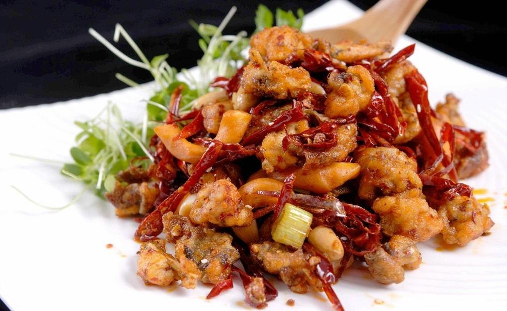 香辣炒牛蛙