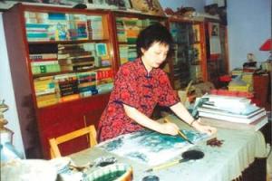 画国画是王小鹰写作之余的爱好