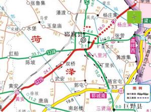 郓城县公路图