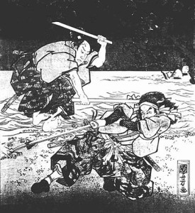 右为佐佐木小次郎