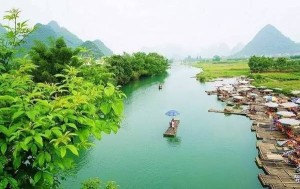 阳朔遇龙河