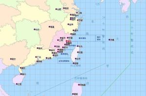 闽中渔场在地图上的位置