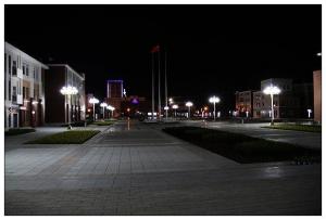 校区夜景