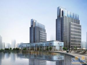 月亮湾置地酒店商业街效果图