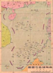 各个时期南海地图