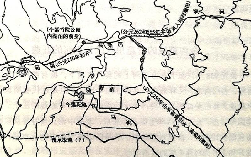 莲花池在燕据时与京都蓟城的位置关系