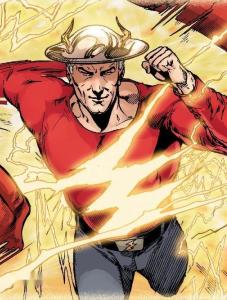 来自地球2,是初代闪电侠(flash),全名杰森·彼得·"杰伊"