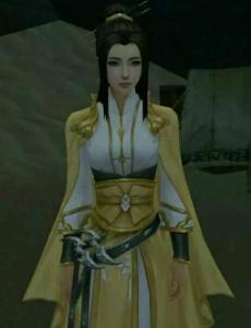 藏剑山庄装束的唐小婉