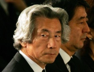 小泉纯一郎与安倍晋三