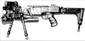 CS/LW9拐彎槍武器系統左視圖 CS/LW9拐彎槍武器系統左視圖