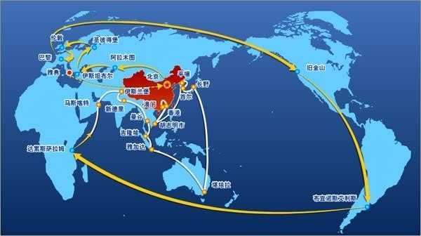 奥运火炬国际传播路线