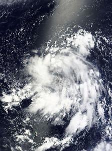 热带低气压03W 云图（7月15日09:40拍摄）