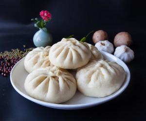 食品 包子 实拍