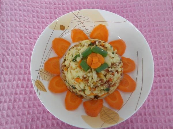 如何做炒馒头丁 0