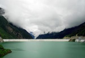 蓄水后的仁宗海水库