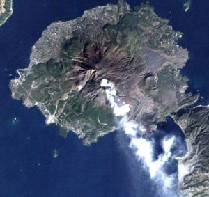 火山喷发壮观景象