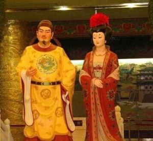 唐玄宗与杨玉环蜡像