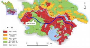 江苏南沿江城际铁路走向示意图
