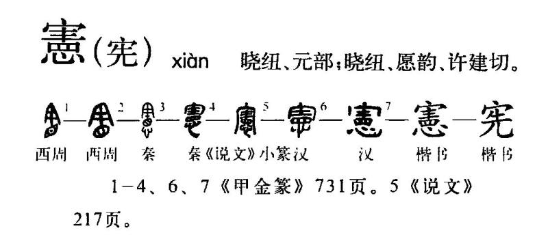 依《說文解字》,古代的