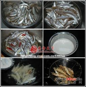油炸刁子鱼的做法