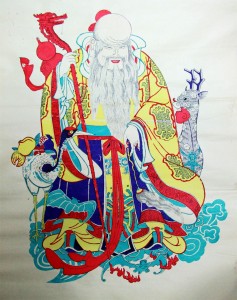 孙忠会1981年创作的《大寿星》