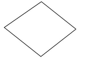 菱形有一组邻边相等的平行四边形叫做菱形(rhombus).