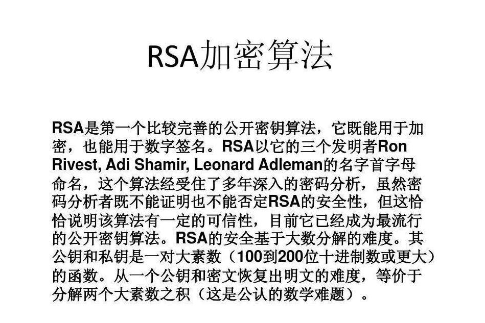 rsa是什么意思  第1张