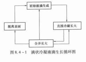 滴状冷凝液滴生长循环图