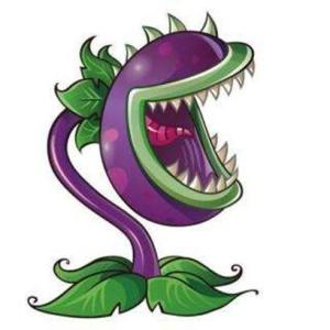 《植物大战僵尸1》中的食人花