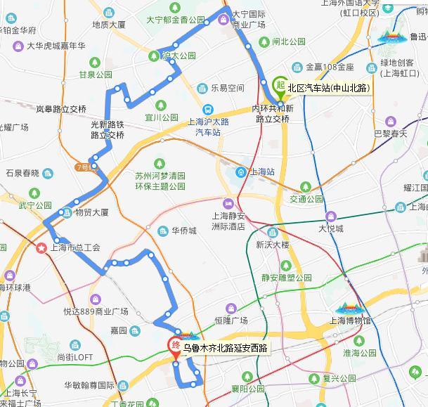 上海公交40路线路图