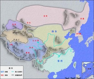 东晋地图