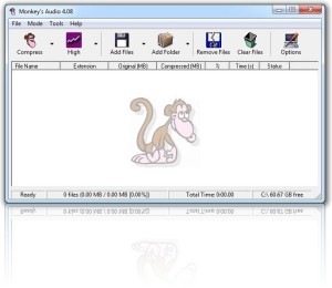 Monkey's Audio 4.08 UI