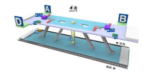 知春里站站内立体图