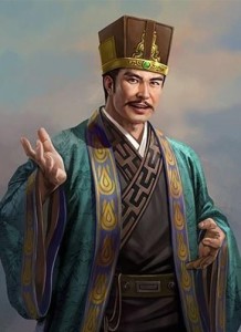 三国志12里面的鲁肃半身像