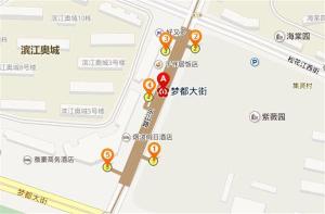梦都大街站出入口图