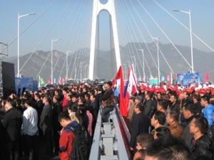 2014年1月1日，琅岐闽江大桥通车仪式