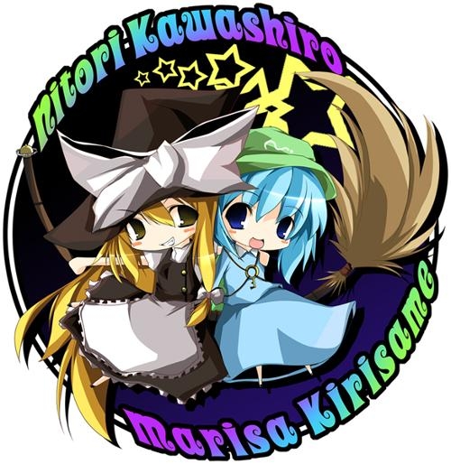 雾雨魔理沙手绘LOGO