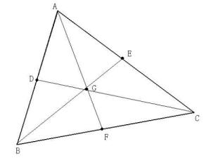 直角三角形重心图片