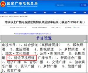 国家广电总局地级以上播出机构频道频率名录