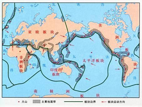 环太平洋板块图片