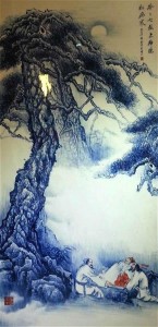 青年陶瓷艺术家邓利青花作品欣赏