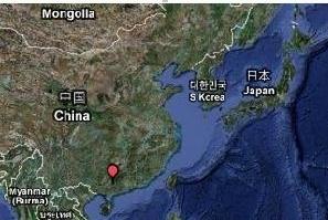 自良镇在中国的位置
