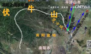 湛阪之战示意图