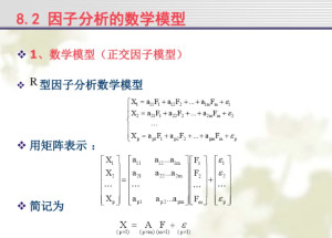 因子分析