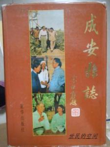 1996《成安县志》