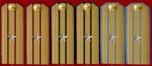 陆海空军少校常服肩章(1955—1965)