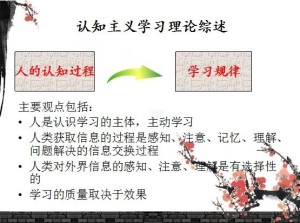 认知主义学习理论